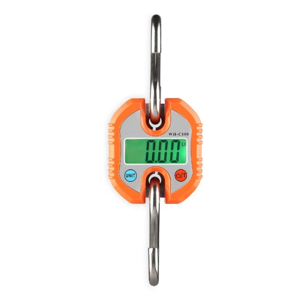 Mini Portable Electronic Crane Scale Digital Luggage Hanging Scale Fish Scale with Zero Tracking and Tare Function 150kg   Double-range Scale Digital Hanging Scale