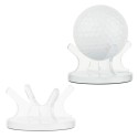 2pcs Golf Ball Display Stand Acrylic Baseball Holder Mount Sport Ball Supports Bracket Tennis Ball Stand Small Ball Holder