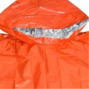 Outdoor Emergency Waterproof Rain Poncho Weather Resistant Raincoat Thermal Blanket Survival Gear Ultralight for Camping Hiking Outdoor Adventure Activities