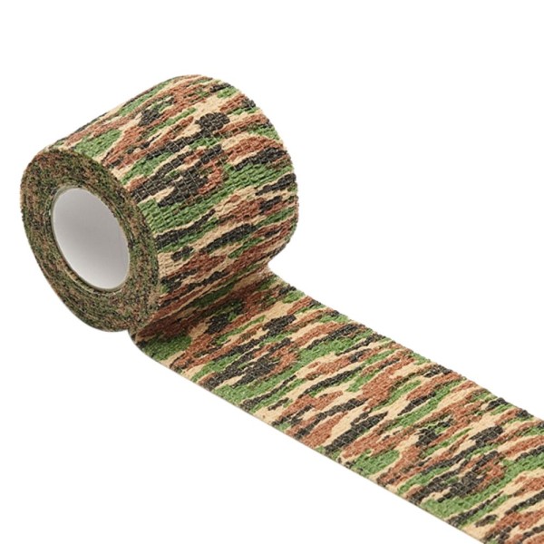 Waterproof Roll Camo Stealth Tape Outdoor Hunting Tape Camouflage Self-adhesive Non-woven Fabric Bandage Tapes Cloths