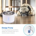 2.4L Automatic Pet Cat Water Fountain with LED Electric USB Dog Cats Pets Mute Drinker Feeder Bowl Pet Drinking Fountain Dispenser