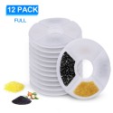 Cat Water Fountain Filters Replacement Filters for Flower Fountain Cat Water Fountain Water Dispenser 12PCS