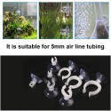 Aquarium Sucker Suction Cup for 5mm Air Line Pipe Tube Wire Holder Splitter Pump for Fish Tank