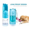 Portable Stretchable Pet Water Dispenser 220mL Dog Water Bottle Pet Travel Water Bottle Bowl Holder Drink Cup Tray Leak Proof Dog Cat Travel Drink Bottle Bowl