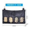 Rabbit Feeder Bags Guinea Pigs Hay Bag Long Wear Feeder Bag Hanging Feeding Device with 4 Holes