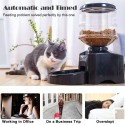 5.5L Automatic Pet Feeder Smart Pet Feeder Timed Dog Cat Food Dispenser Timer   Programmable 1-3 Meals 12 Portions Control Voice Recorder for Dog Cat Small Medium   Pets