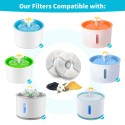 Circular Replacement Filters for Most 810Z/2.4L & 54OZ/1.6L Pet Fountain