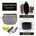 Large Capacity Dog Snack Bag Dog Treat Pouch Dog Training Pouch Bag with Adjustable Waistband Pet Training Pocket Outdoor Bag