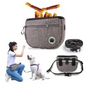 Large Capacity Dog Snack Bag Dog Treat Pouch Dog Training Pouch Bag with Adjustable Waistband Pet Training Pocket Outdoor Bag