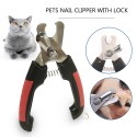 Professional Pet Dog Nail Clipper with Lock Grooming Scissors Nail File 3PCS Pet Tool for Animals Cats