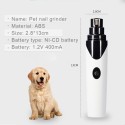Rechargeable Pet Dog Nail Grinders USB Charging Pet Nail Clippers for Dog Cat Paws Nail Grooming Trimmer Tools