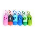 15PCS Dog Poo Bags with Dispenser Lead Clip Dog-Waste Bags Dogs Poo Bags for Pets Outdoor Travel Camping Hiking