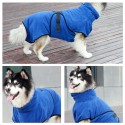 Dog Bathrobe Towel Pet Cat Bathrobe Towel Dog Pajama Pet Pajama Dog Cat Drying Coat Microfiber Fast Drying Super Absorbent M Size