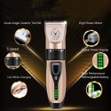 Pet Hair Shavers Pet Trimmer Shears Pet Grooming Kit Pets Hair Shears Electric Rechargeable Quiet Dog ShaversDisplay Screen Pet Grooming Kit for Small and Large Dogs Cats Animals