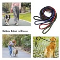 Nylon Weave Dog Leashes Easy to Control Non-elastic Superb Hardware Accessories Multiple Color to Choose