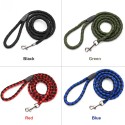 Nylon Weave Dog Leashes Easy to Control Non-elastic Superb Hardware Accessories Multiple Color to Choose