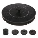 Solar Birdbath Fountain Pump 2.4W Outdoor Floating Water Fountain Panel Kit for Bird Bath Small Pond Garden Patio and Lawn