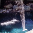 Swimming Pool Fountain Flower Shape Waterfall Spray Fountain Fits 1.5-inch Threaded Return Fittings Spa Swimming Pool Tools