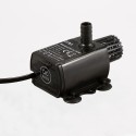 DECDEAL USB Brushless Water Pump with Nozzles Strainer Ultra-quiet Mini DC5V Micro Brushless Water Oil Pump Waterproof Submersible Fountain Pump Aquarium Pond Circulating 150L/H 1.2W Lift 3.28ft