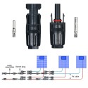 10 Pairs Solar Connectors with Spanner Solar Panel Cable Connectors Male & Female Solar Panel Connectors