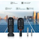 10 Pairs Solar Connectors with Spanner Solar Panel Cable Connectors Male & Female Solar Panel Connectors