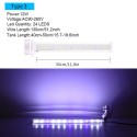 6 Inch Aquarium Light Submersible Fish Tank Light Blue and White Color Clamp Aquarium LED Lighting Fish Tank Clip Light