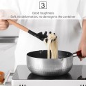 Silicone Kitchenware Set 10Pcs Kitchen Utensils Set Silica Gel Cooking Utensils Set Heat Resistant Kitchen Tools Wooden Handle with Storage Barrel