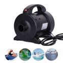 Portable 1600W Electric Pump Air Mattress Pump Quick Inflation Electric Air Pump Inflator Deflator with 2 Nozzles for Air Bed Raft Boat