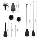 Adjustable Surfboard Paddle Aluminum Magnesium Alloy Lightweight SUP Paddle Detachable Paddle