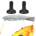 1 Pair Kayak Canopy Mount Base Hardware Kit for Boat Canoe Awning Sun Shade