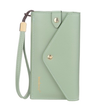 Women Wallet Phone Bag Card Holder Wristlet Clutch Handbag Purse