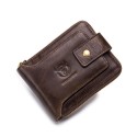 Men Wallet Bifold Zipper Purse Cards Holder