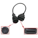 14 Pin to 16 Pin OBD II Cable Male to Female Adapter Car Diagnostic OBD II Cord Replacement for Mercedes Benz Sprinter