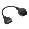 OBD-II 20pin to 16pin Diagnostic Adapter Converter Extension Cable Replacement for Kia 20pin 30cm