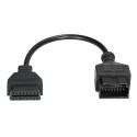 OBD-II 20pin to 16pin Diagnostic Adapter Converter Extension Cable Replacement for Kia 20pin 30cm