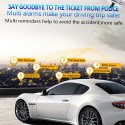 Car HUD Display, Head Up Display High Definition Speedometer Car Diagnostic Tool OBDⅡ Fault Code Elimination Safe Driving Computer Overspeed Fault Alarm for All Vehicles