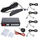 Car Parking Sensor System Car Reverse Parking Radar System Car Parking Reverse Backup Radar Sound Alert with 4 Sensors