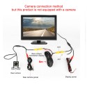 5'' TFT-LCD Backup Camera Support On Board Camera / DVD /Surveillance Camera /Set top box /Satellite Reception for Truck Pickup Car Rear View Security Monitor & Waterproof