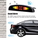 Car Parking Sensor Rear Reversing Radars System with 4 Parking Sensors Distance Detection LED Distance Display Warning Buzzer