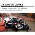 Professional Solderless Patch Cable Kit DIY Guitar Pedal Board Cable Cord Wire Custom Length Including 10 Solder Free Plugs 3 Meter Cable and Mini Screwdriver Musical Instrument Accessories Set