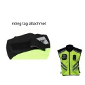 Sports Motorcycle Reflective Vest High Visibility Fluorescent Riding Safety Vest Racing Sleeveless Jacket Moto Gear (XXL)