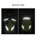 Sports Motorcycle Reflective Vest High Visibility Fluorescent Riding Safety Vest Racing Sleeveless Jacket Moto Gear (XXL)