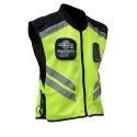 Sports Motorcycle Reflective Vest High Visibility Fluorescent Riding Safety Vest Racing Sleeveless Jacket Moto Gear (XXL)