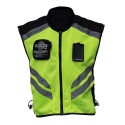 Sports Motorcycle Reflective Vest High Visibility Fluorescent Riding Safety Vest Racing Sleeveless Jacket Moto Gear (XXL)