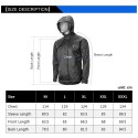 Men Waterproof Windproof Cycling Jacket MTB Bicycle Rain Jacket Outdoor Sport Running Raincoat