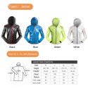 Cycling Raincoat with Hood for Men Women Waterproof Windproof Jacket / Pants / Jacket&Pants Reflective Rain Suits for Hiking Running Travel Bicycle Outdoor