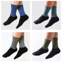 Cycling Socks Silicone Anti Slip Thick Warm Splicing Ankle Sport Socks for Outdoor Running Hiking Basketball