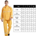 Outdoor Rain Snow Resistant Coat Adult Thicken PVC Jacket Pant Waterproof Suit with Hood and Mask for Outdoor Cycling Farm Work Fishing