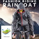 Waterproof Raincoat Pants Set Women Men Reflective Waterproof Hooded Suit for Cycling Riding Camping